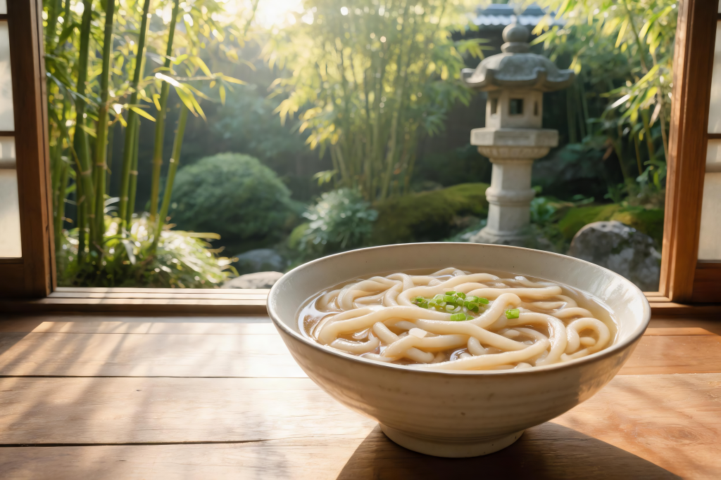 乌冬面美食面食摄影图