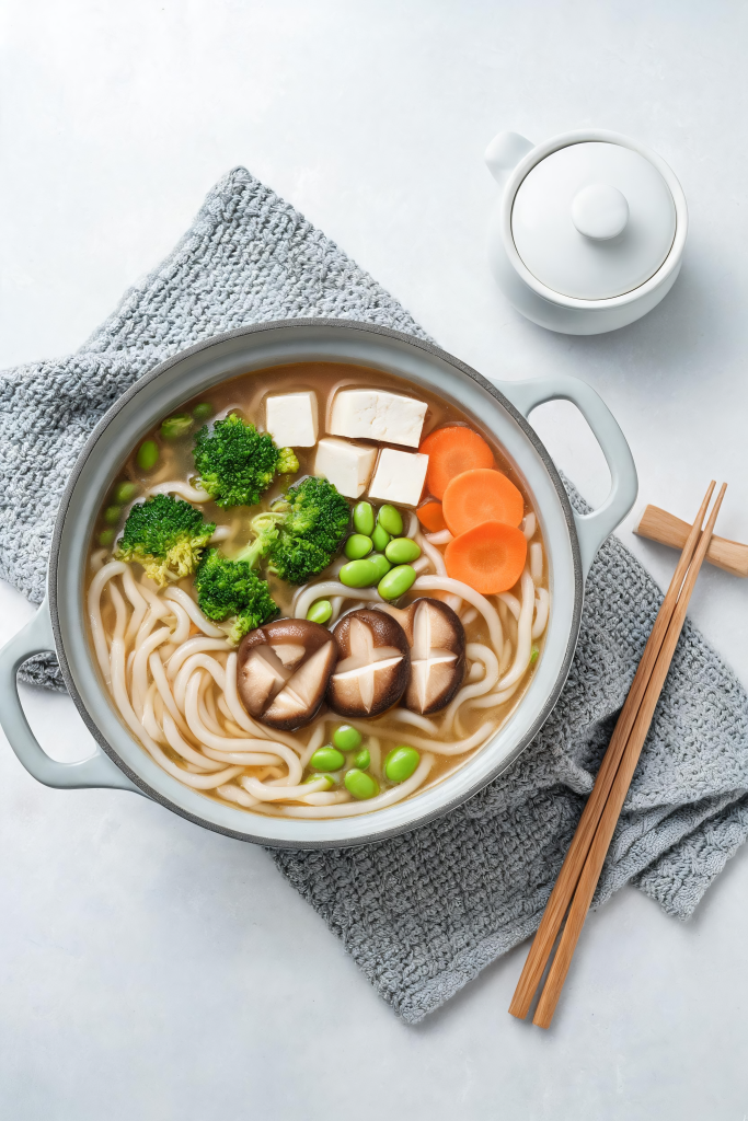 乌冬面美食面食摄影图