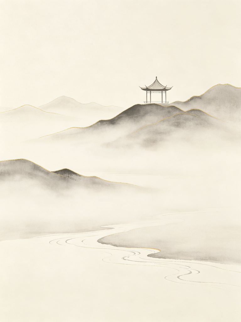 清新典雅中式背景