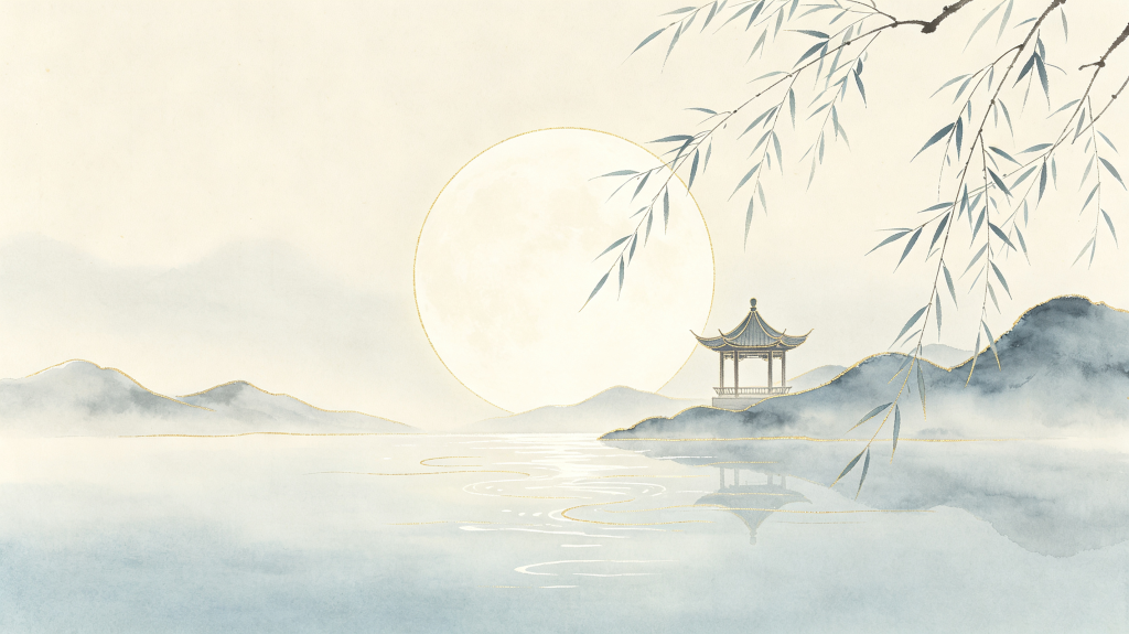 清新古朴中式背景