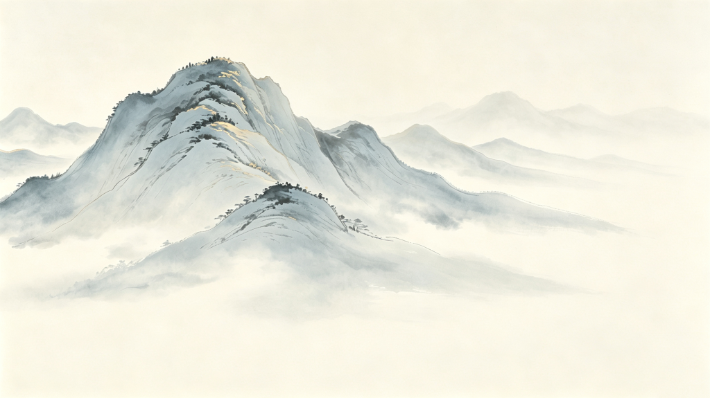 古朴山脉背景