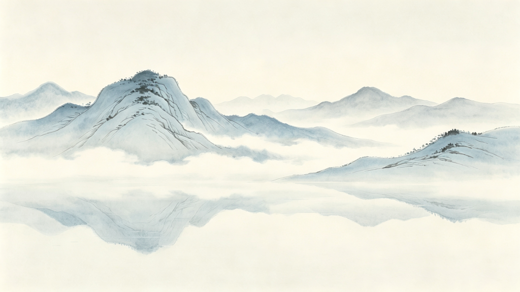 古朴山脉背景