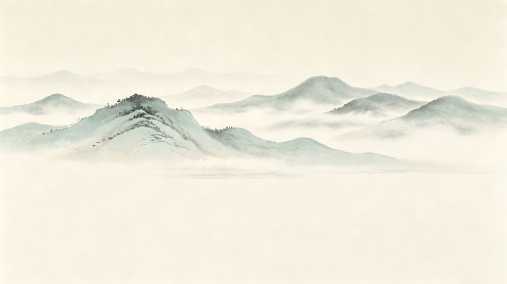 古朴山脉背景