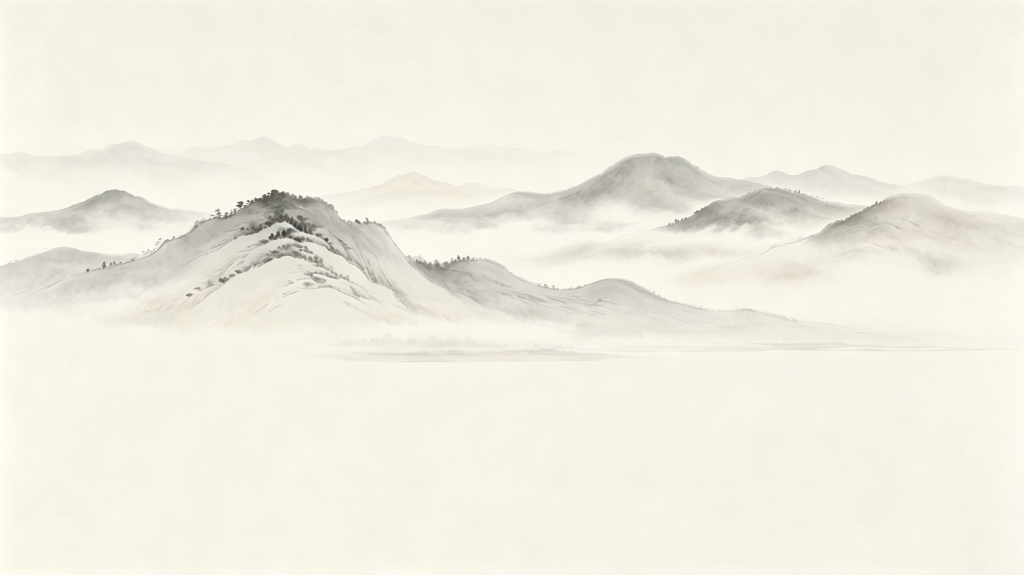 古朴山脉背景