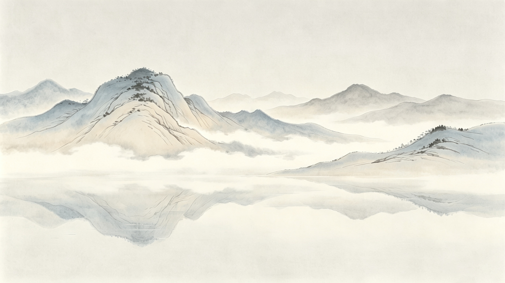 古朴山脉背景