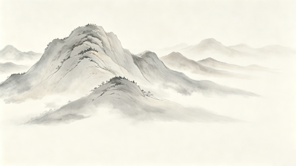 古朴山脉背景