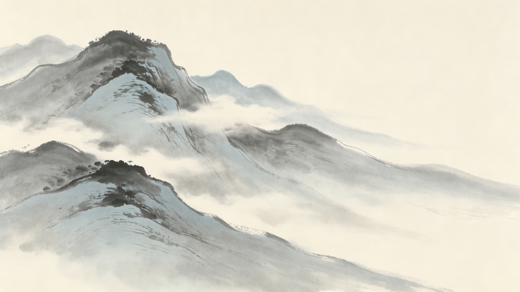 古朴山脉背景