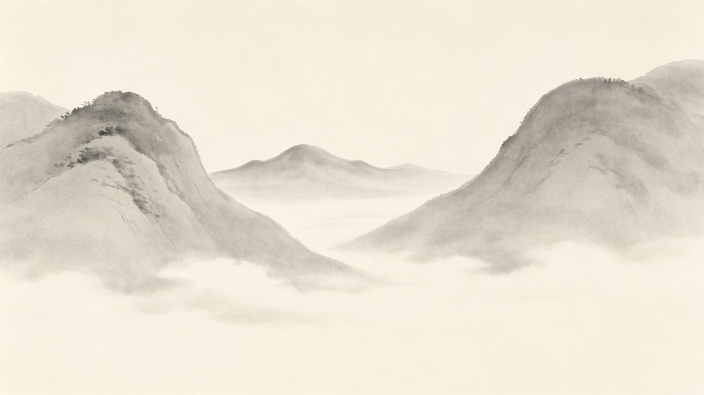 古朴山脉背景