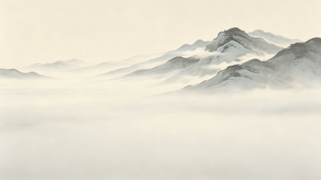 古朴山脉背景