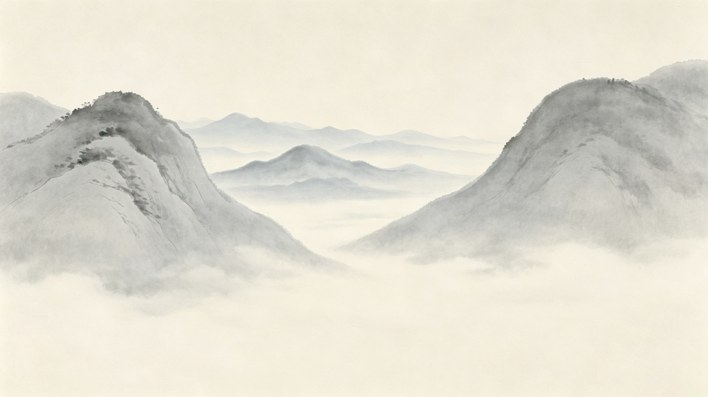古朴山脉背景
