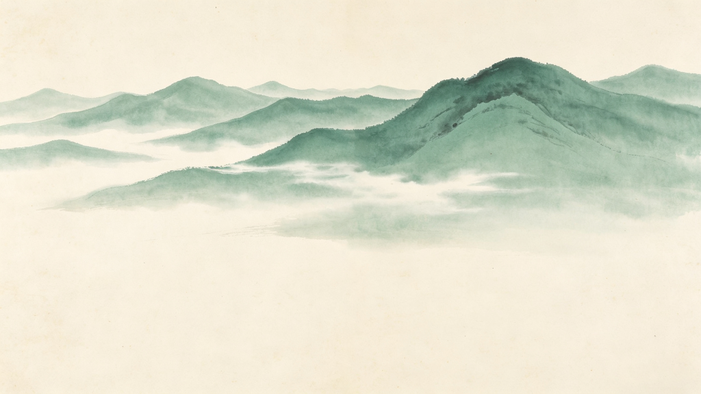 古朴山脉背景