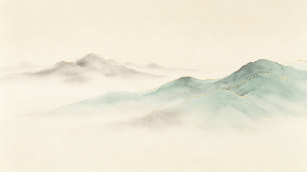 古朴大气山脉背景