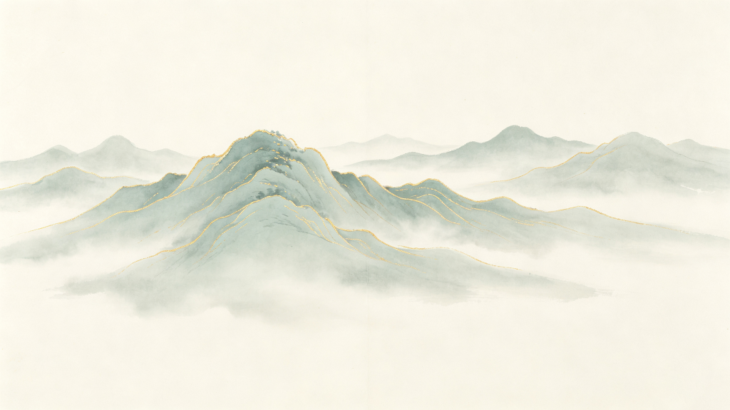 古朴大气山脉背景