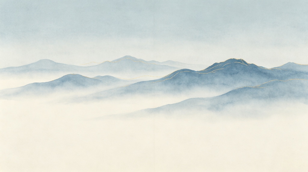 古朴大气山脉背景