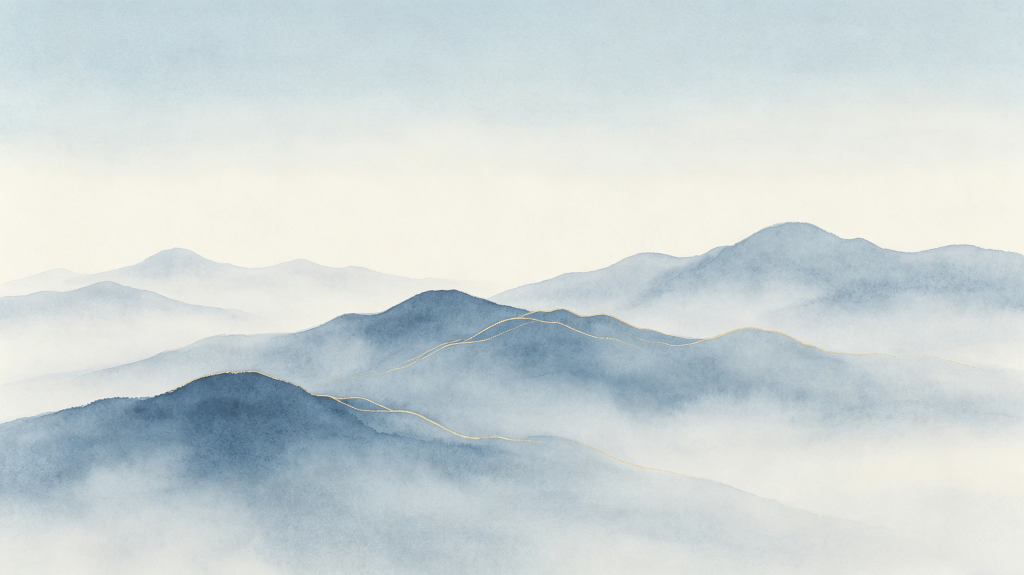 古朴大气山脉背景