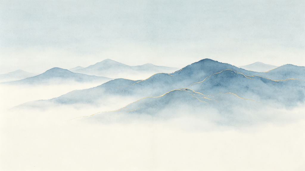 古朴大气山脉背景