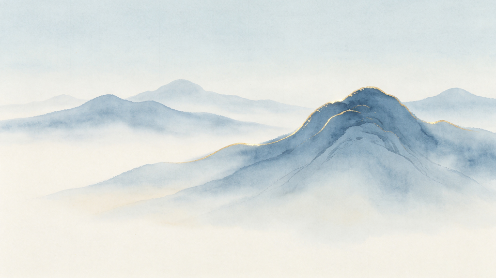 古朴大气山脉背景