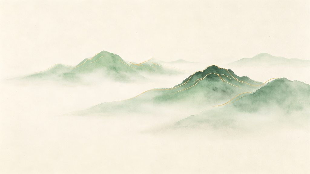 清新大气山脉背景