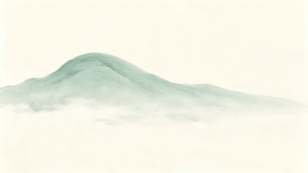 清新大气山脉背景