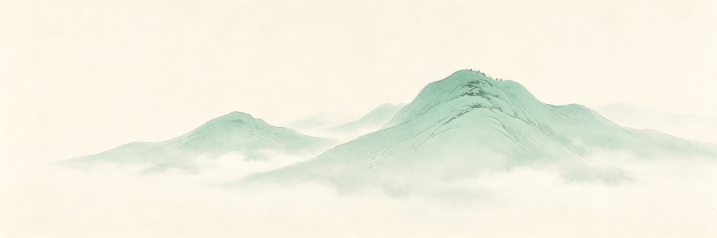 清新大气山脉背景