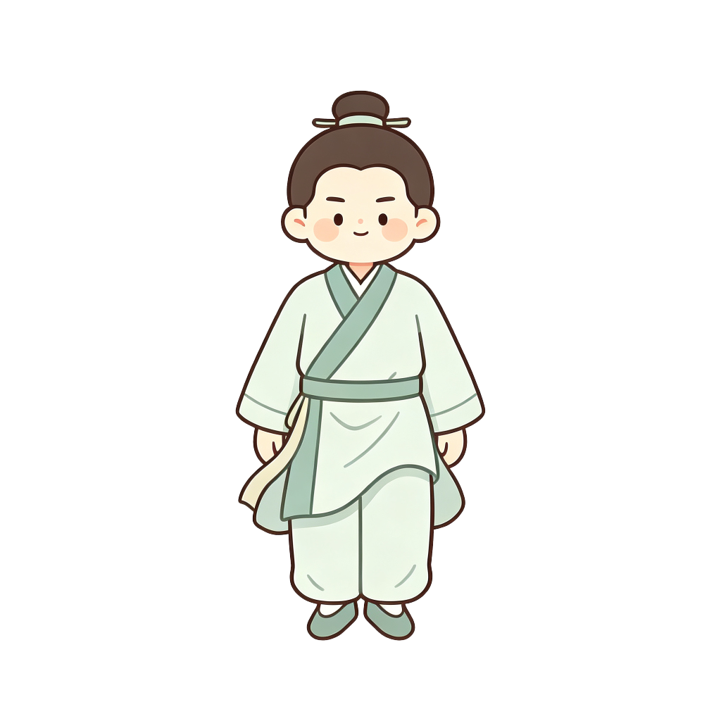 八段锦人物插画