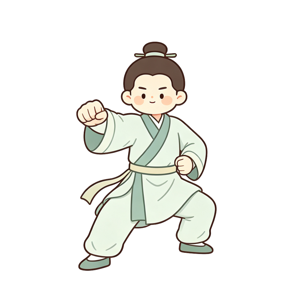 古风汉服八段锦人物