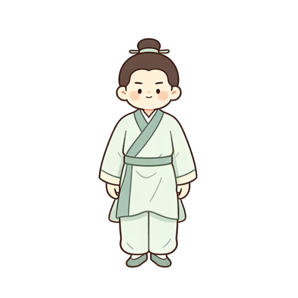 古风汉服八段锦人物