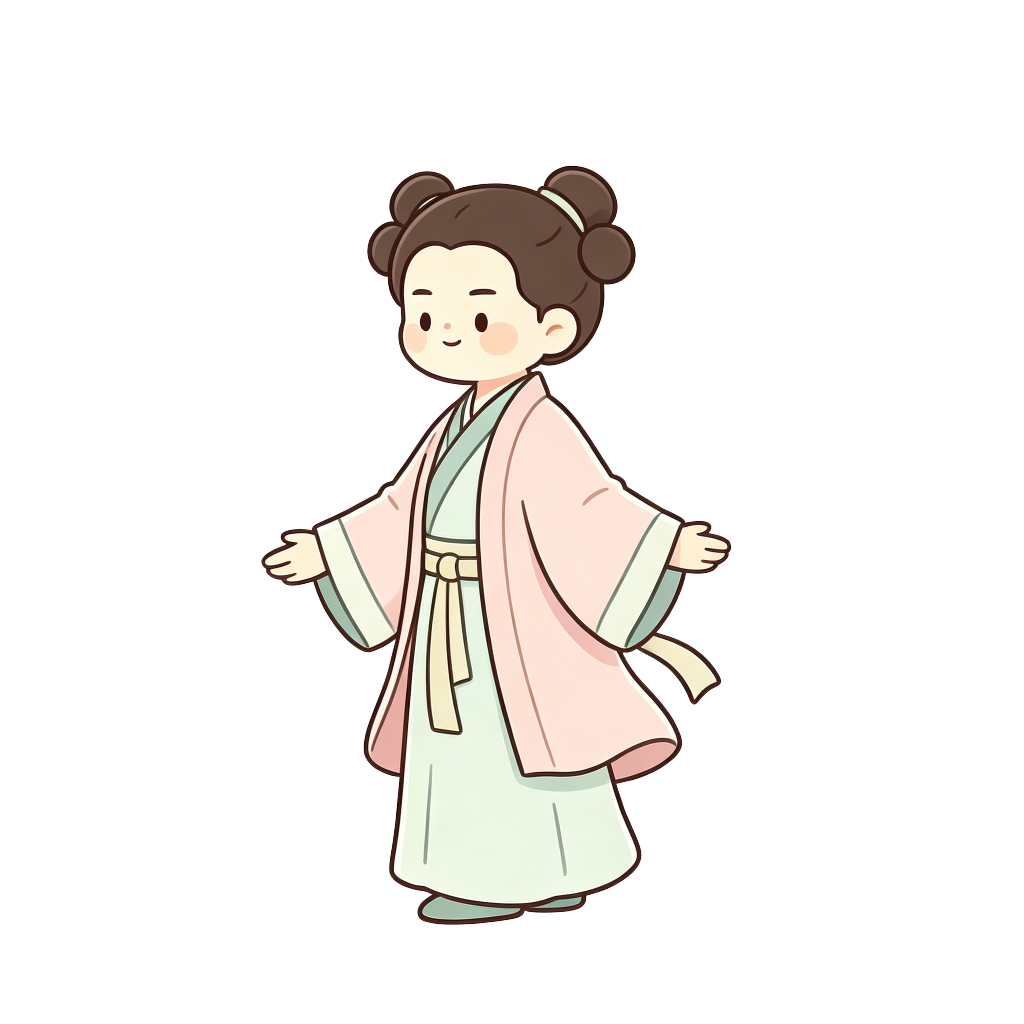 古风汉服八段锦人物