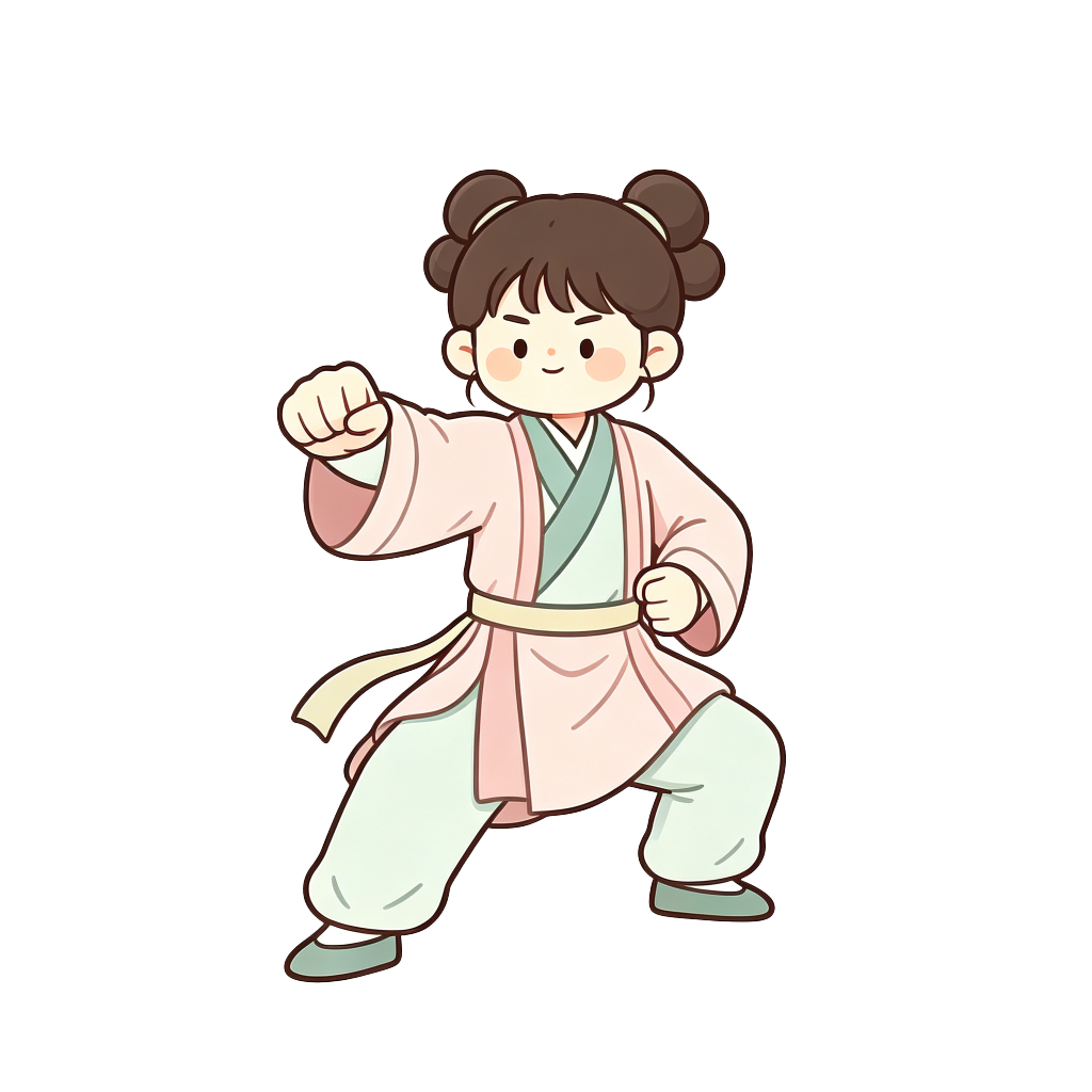 古风汉服八段锦人物