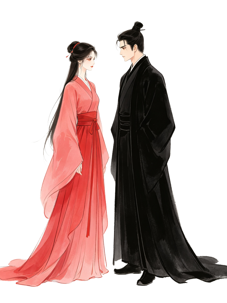 古风人物插画素材