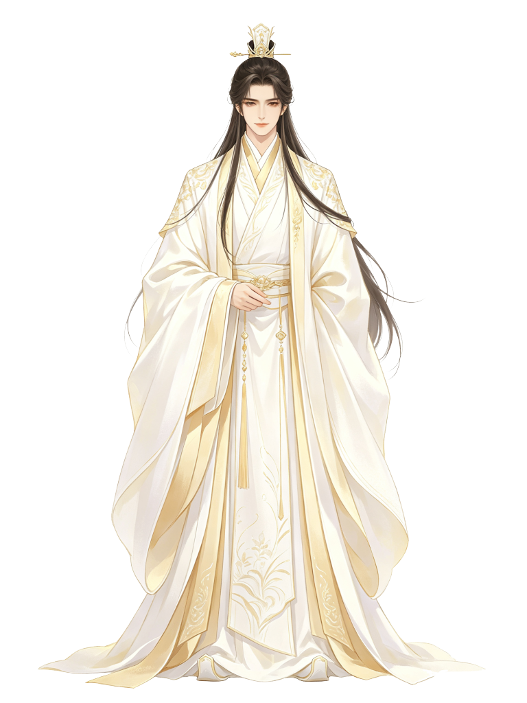 男性古装古风人物插画素材