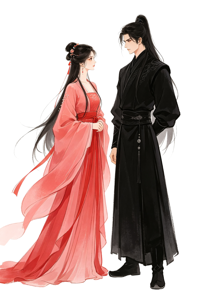 古装人物插画素材