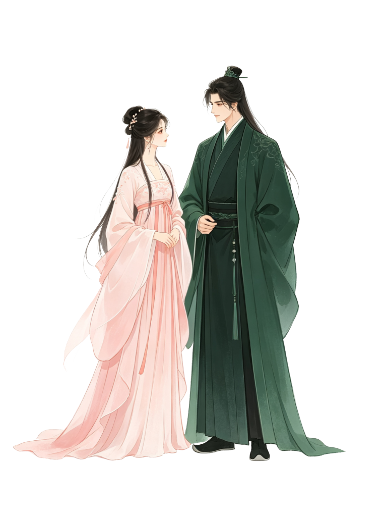 古装人物插画素材