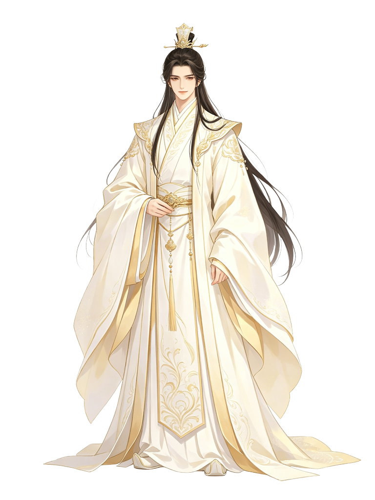 男性古装古风人物插画素材