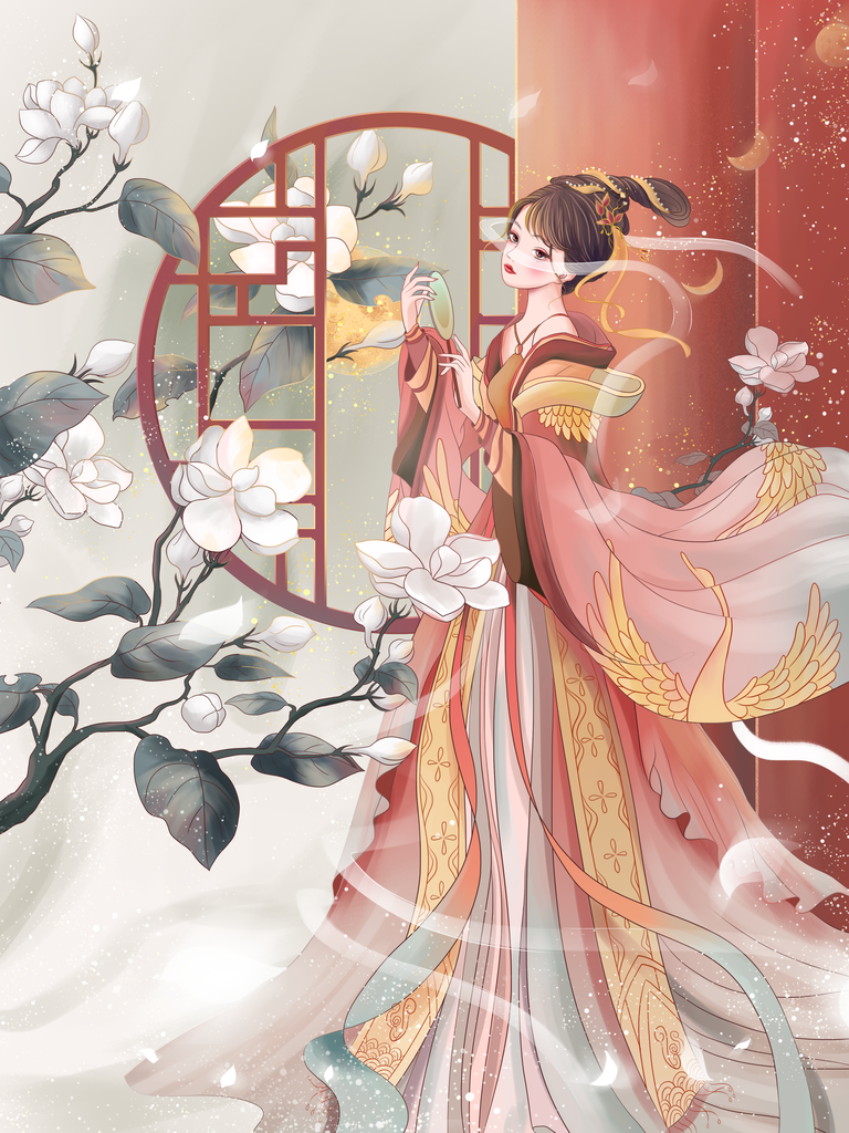 古代美女插画