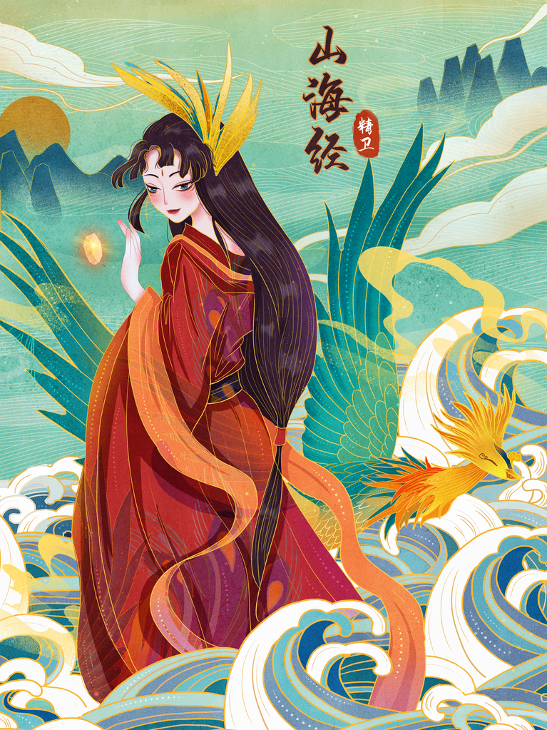 古代美女插画