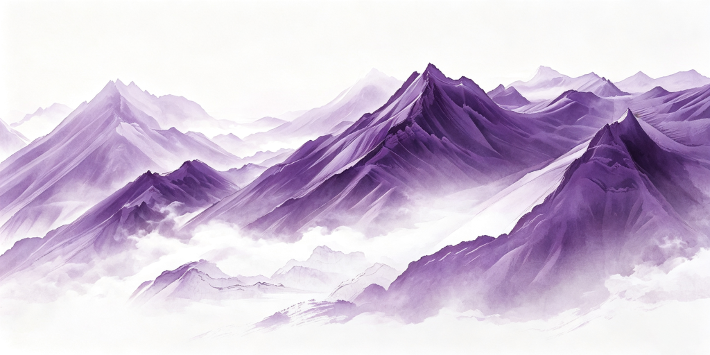 紫色山脉背景图