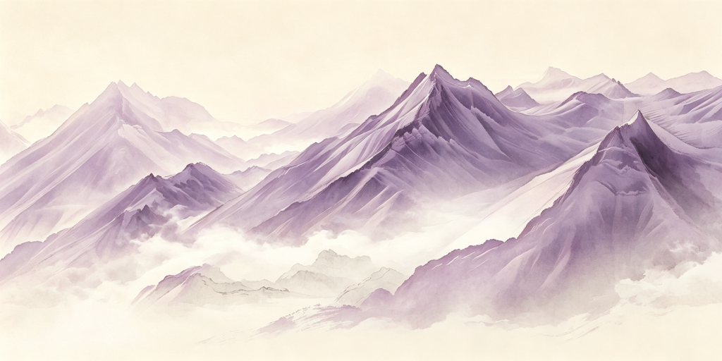 紫色山脉背景图