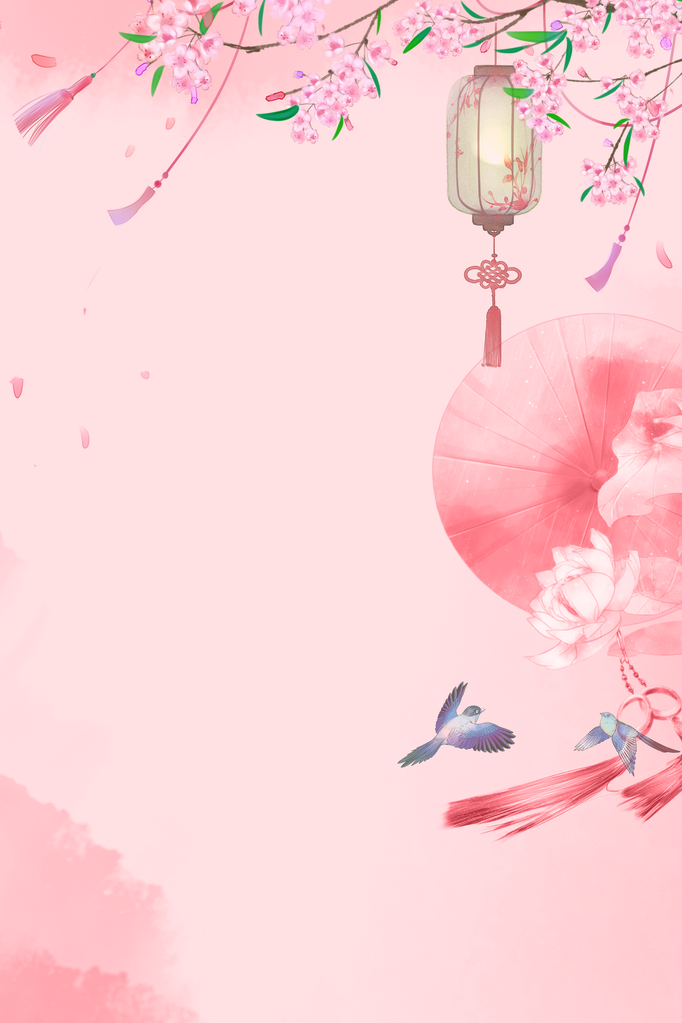 粉色桃花背景