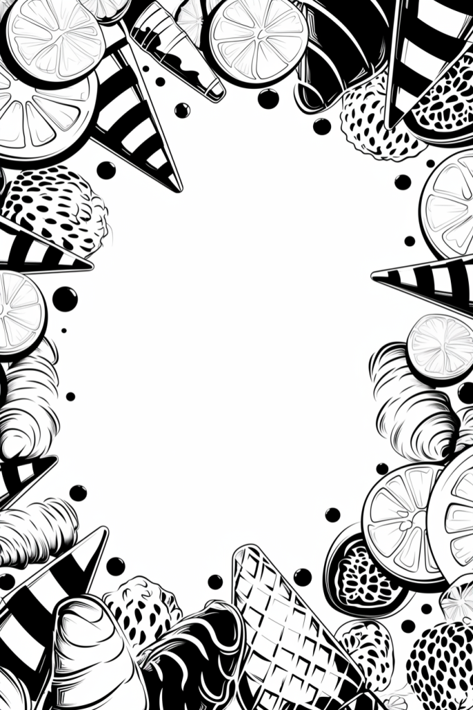 新鲜柠檬背景图插画