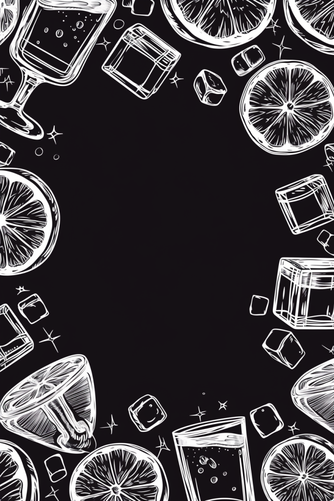 柠檬元素背景图插画