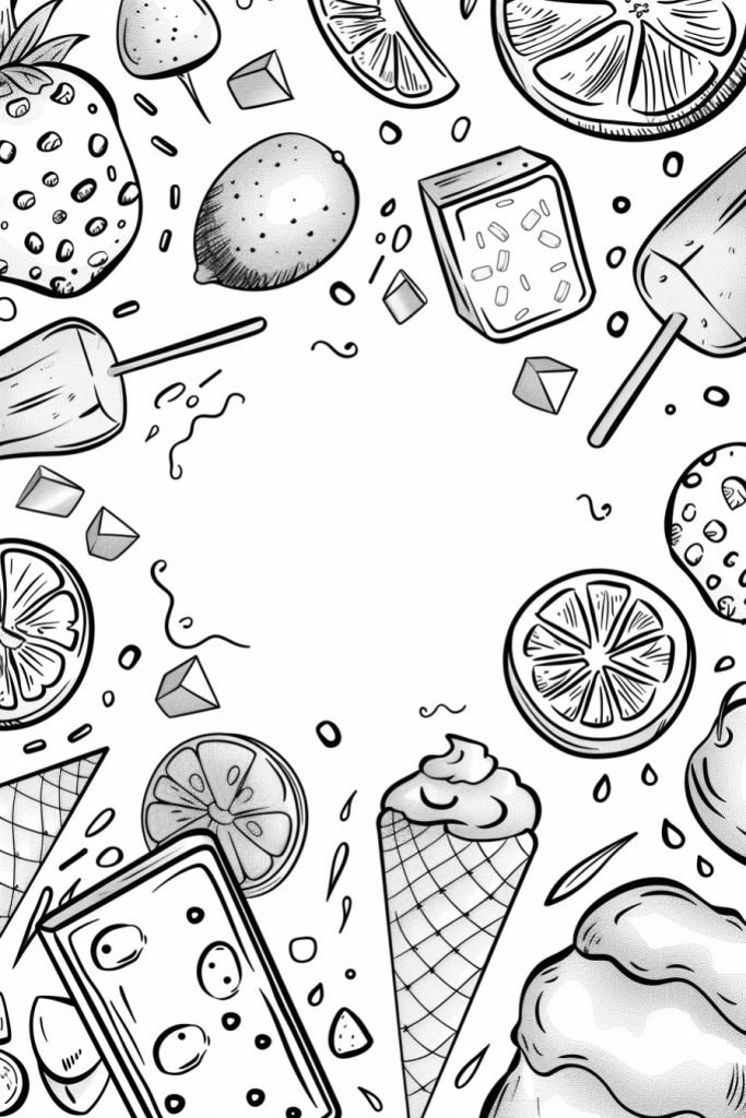 水果贴图插画设计图案