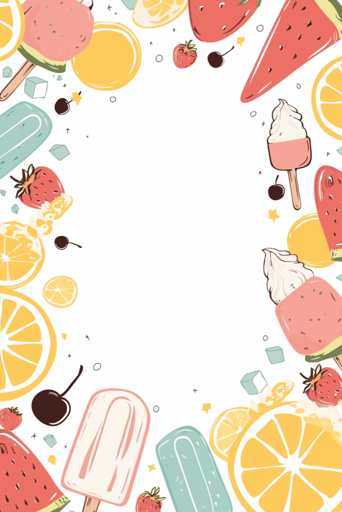 水果贴图插画设计图案