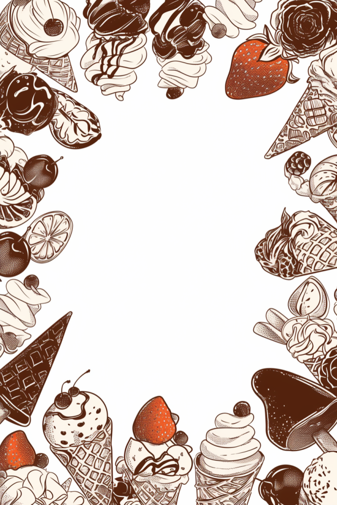 夏季水果插画设计图案