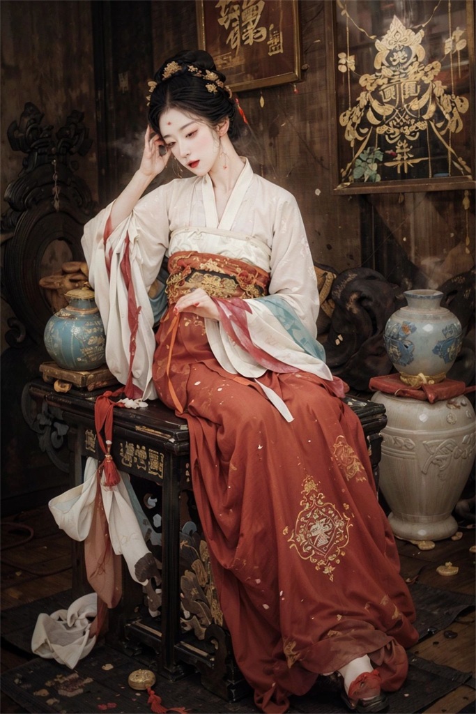 古装古风美女插画