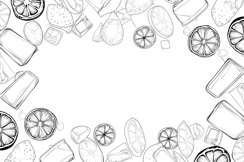 水果底纹插画设计图案