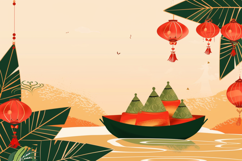 中秋灯笼船景致