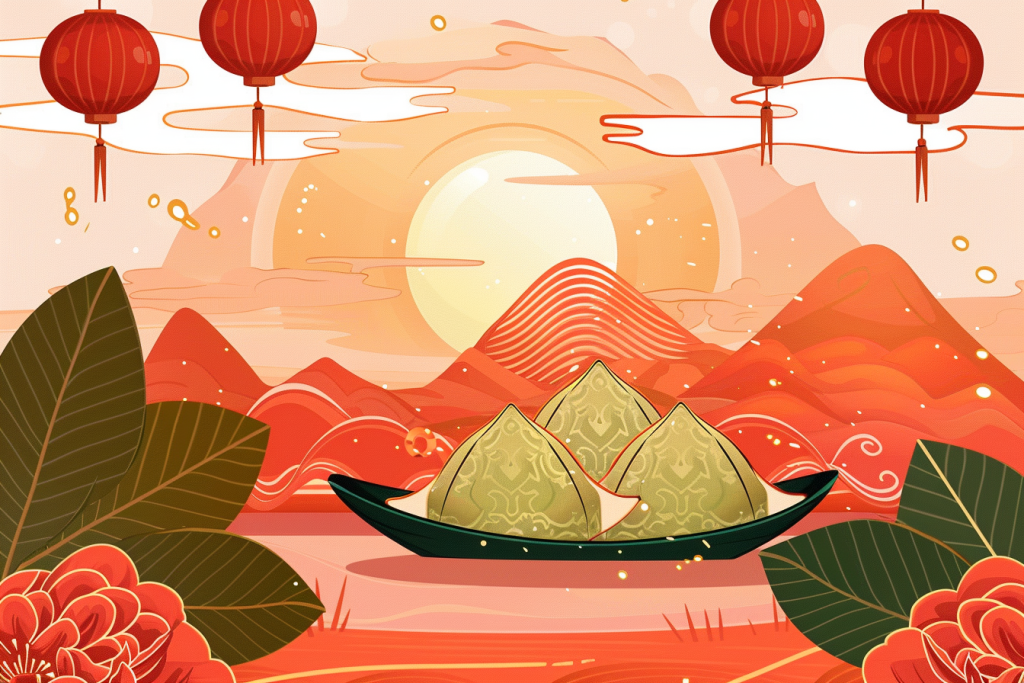 中秋灯笼船景致