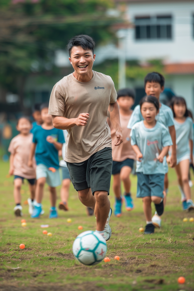 足球学员人物摄影图