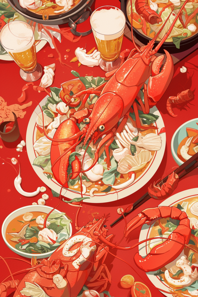海鲜盛宴大拼盘